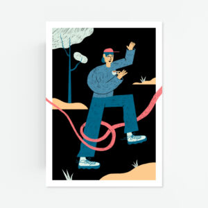 Digital illustration print